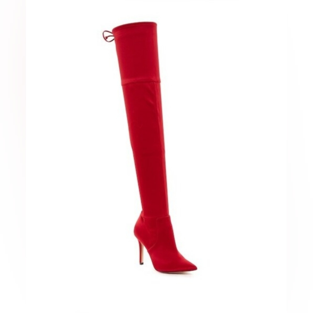 Aldo, Over the knee boot, maroon, size 6.5